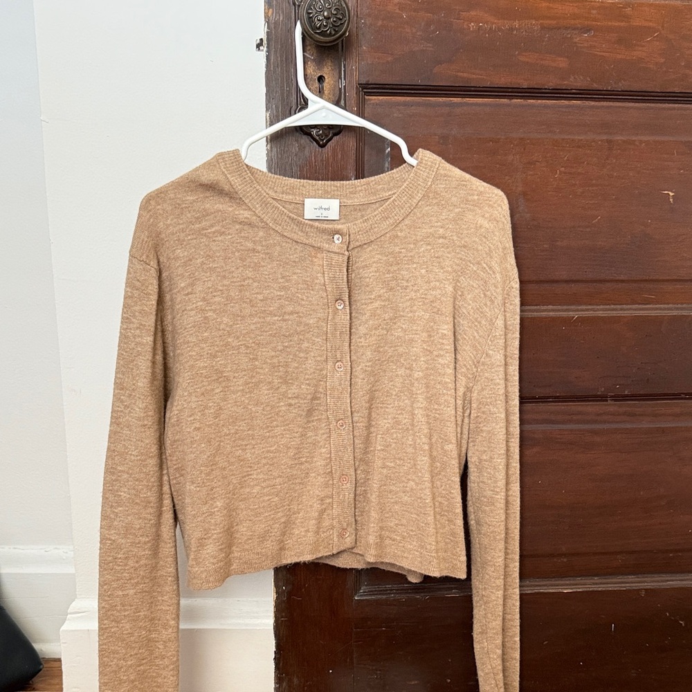 Aritzia Cashmere Crew Cardigan
